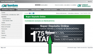 Contratar depósito Bankoa online