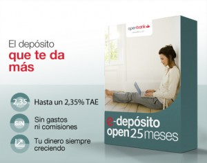 E-DEPOSITO 25 meses